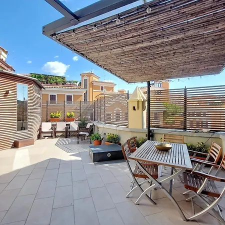 Apartman Ych-splendido Attico Con Terrazzo A San Giovanni Róma